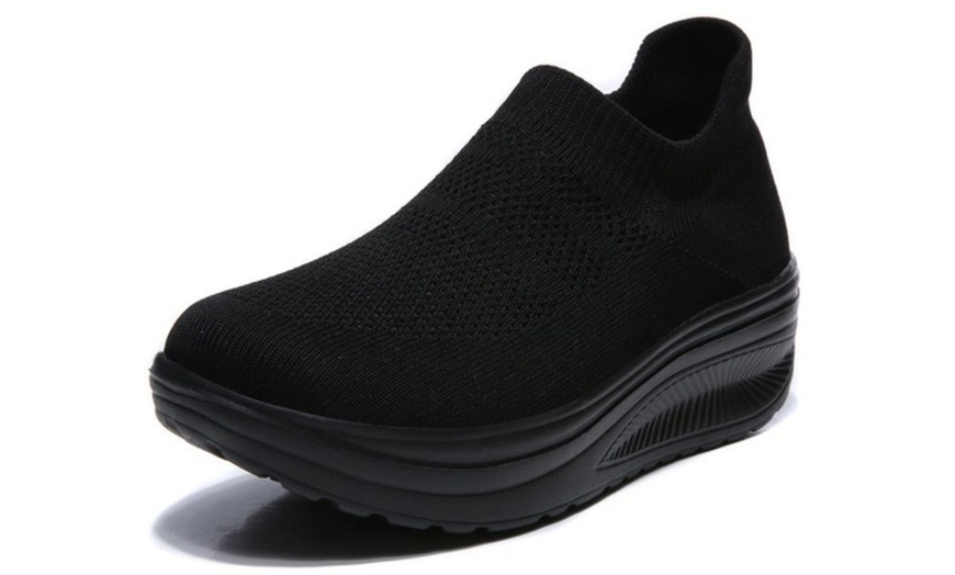 Image 5: Women's Platform Walking Shoes