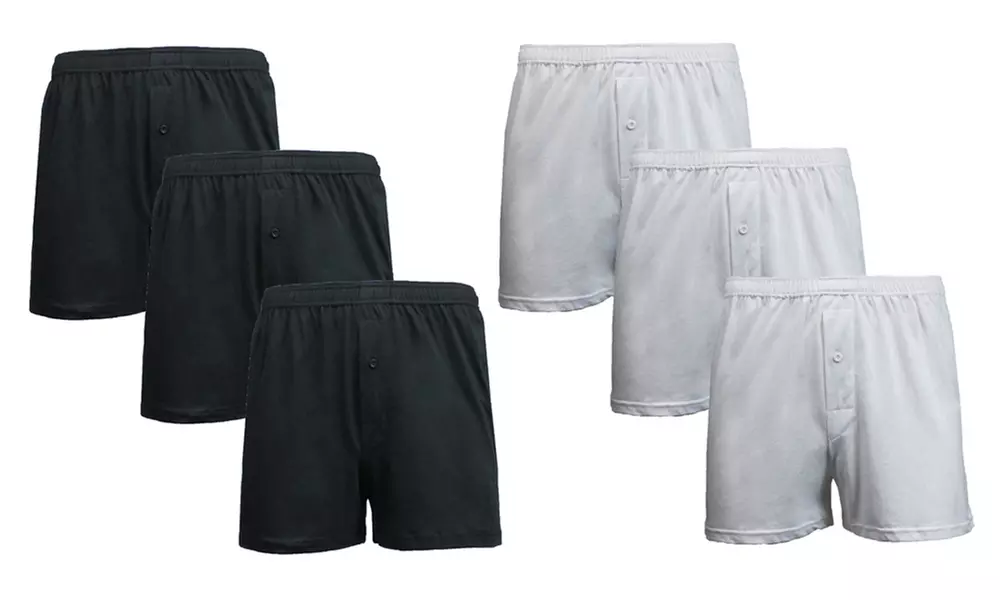 Men's Galaxy By Harvic Knit Boxers (3-Pack) - Primary Image