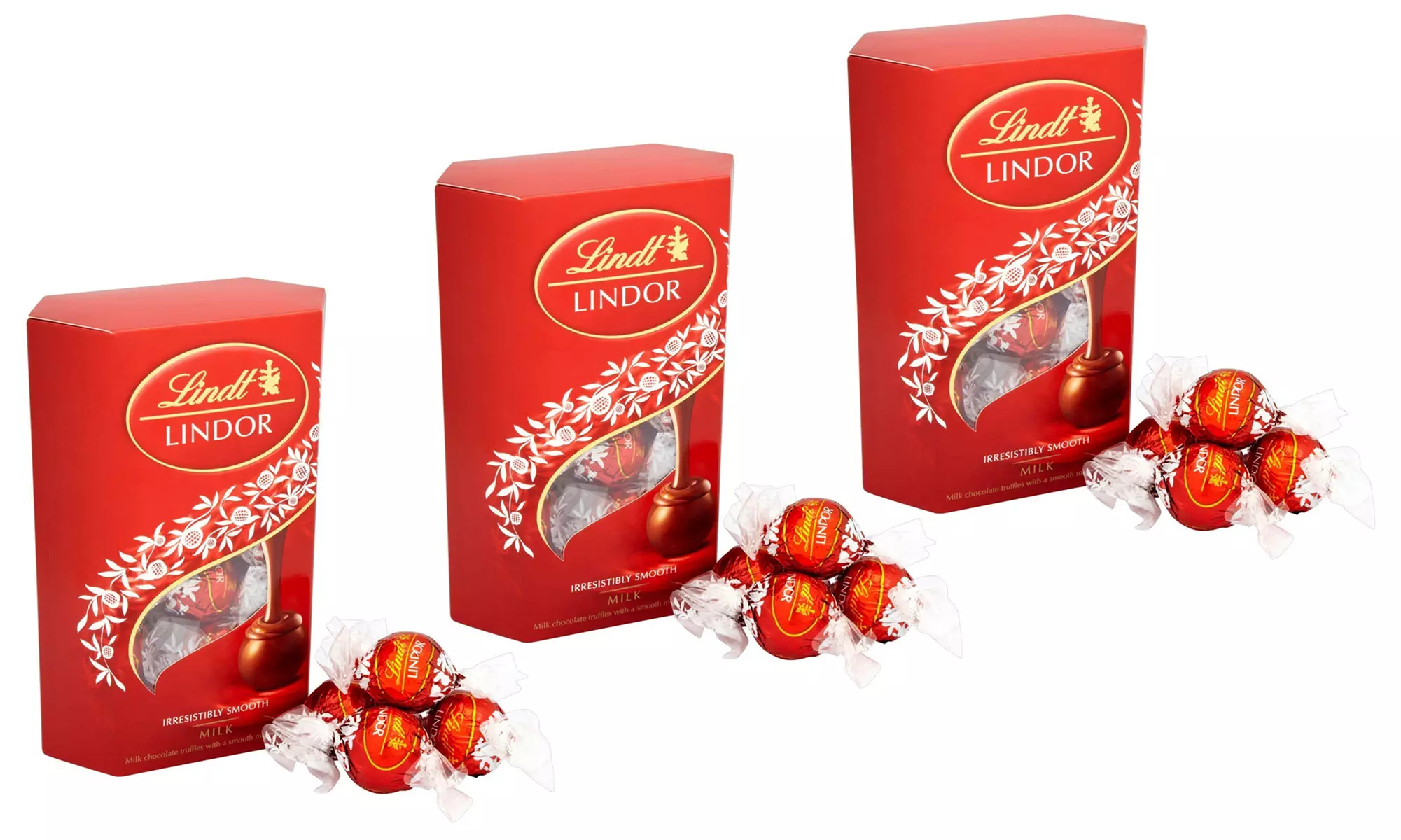 Pack de 3 ou 6 Truffes au chocolat Lindor Lindt 200 g - Primary Image