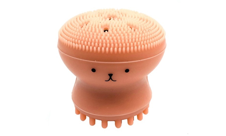 Image 11: Small Octopus Facial Cleaning Brush