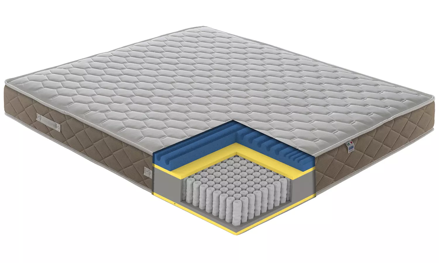 Matelas hybride avec gel 13 zones