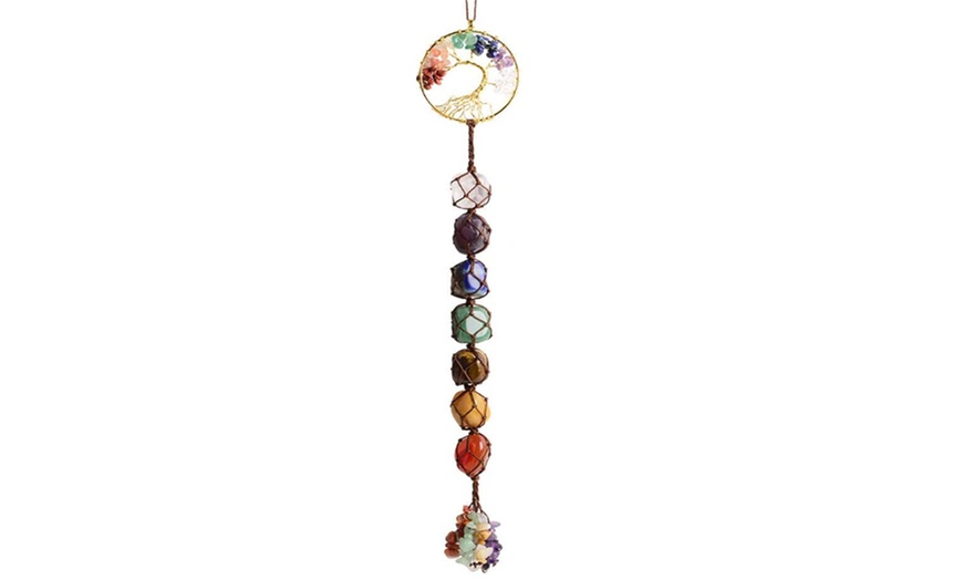 Image 3: Chakra Gemstone Hanging Ornament