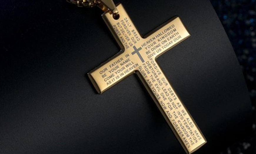 Image 5: Cross Pendant Necklace