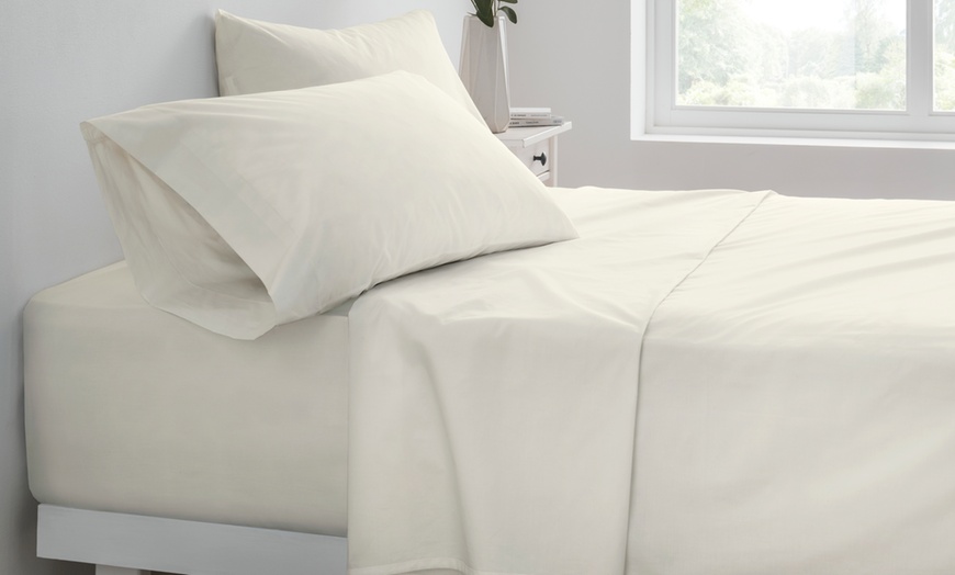 Image 8: Extra-Deep Fitted Sheet or Pillowcases