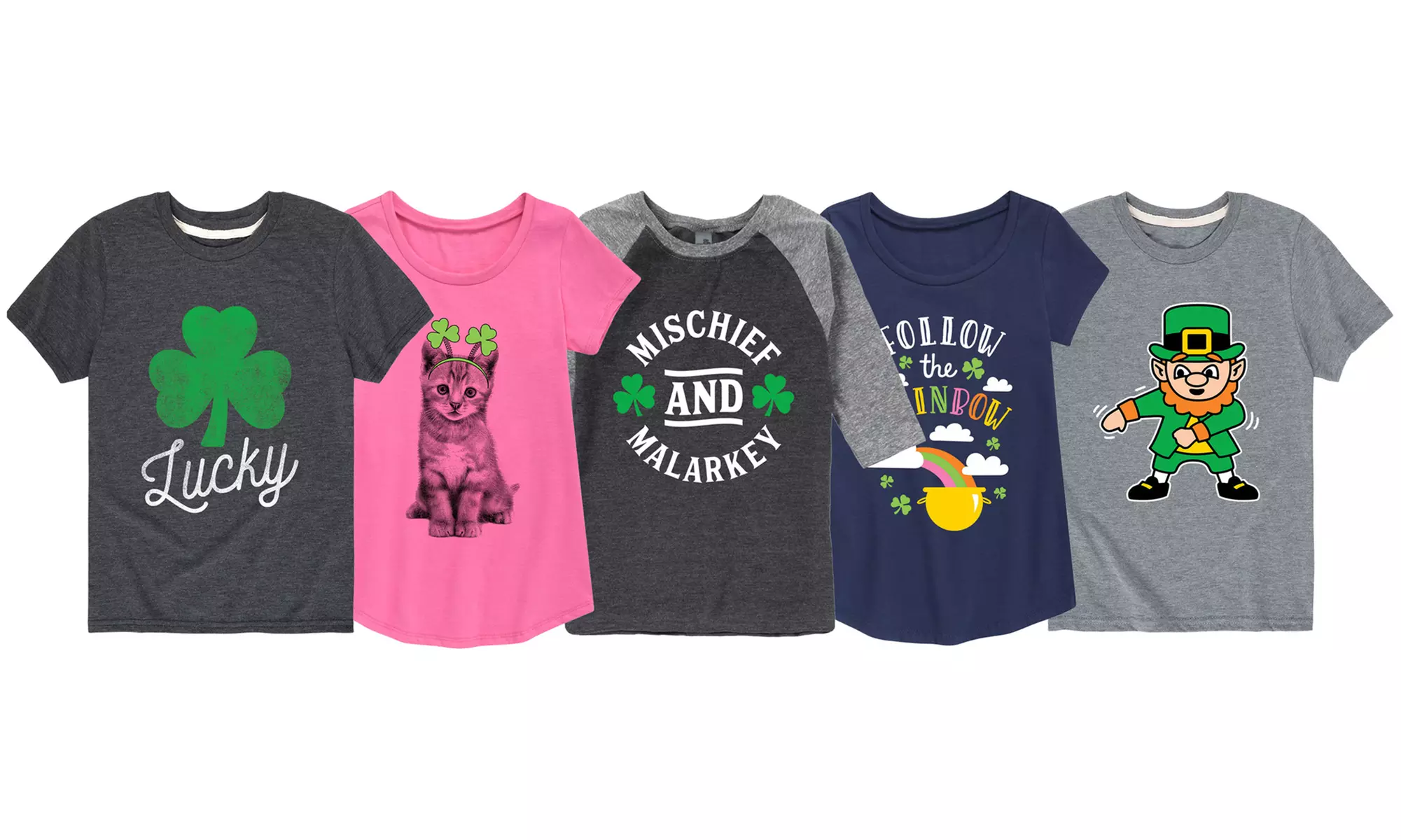 Kids' St. Patrick's Day Tees. Toddler and Youth Sizes Available. - Primary Image