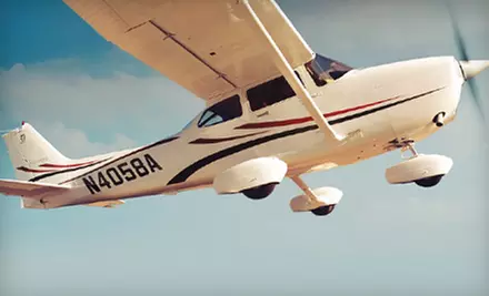 $139 for an Introductory-Flight Experience Including One Hour of Flight Time from Out of the Blue Aviation in Arlington ($313.85 Value)  - Primary Image