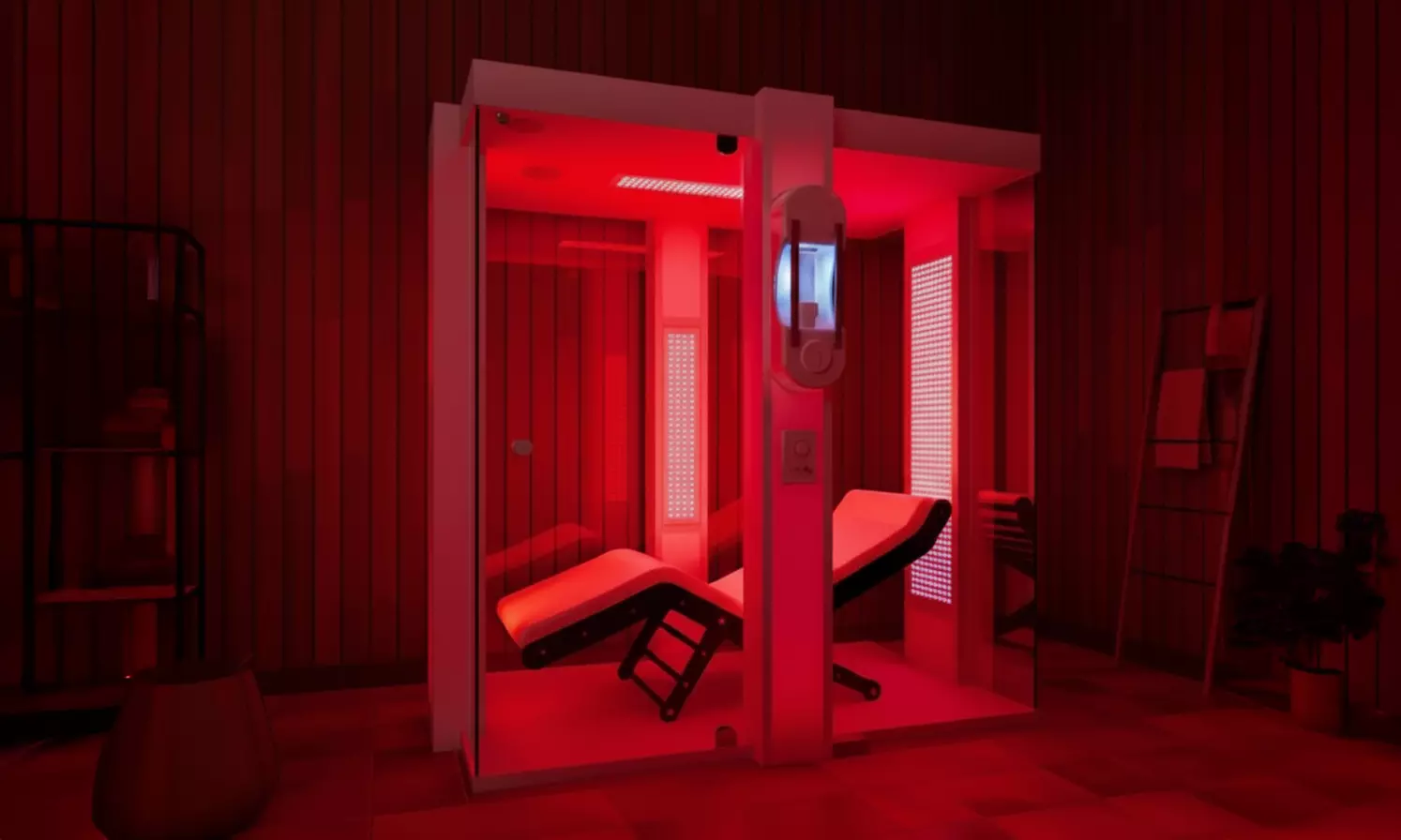 One, Two, or Three 30 Minute CBD Salt Vitality Booth Sessions