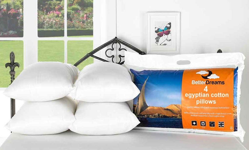 Image 1: Egyptian Cotton Pillows