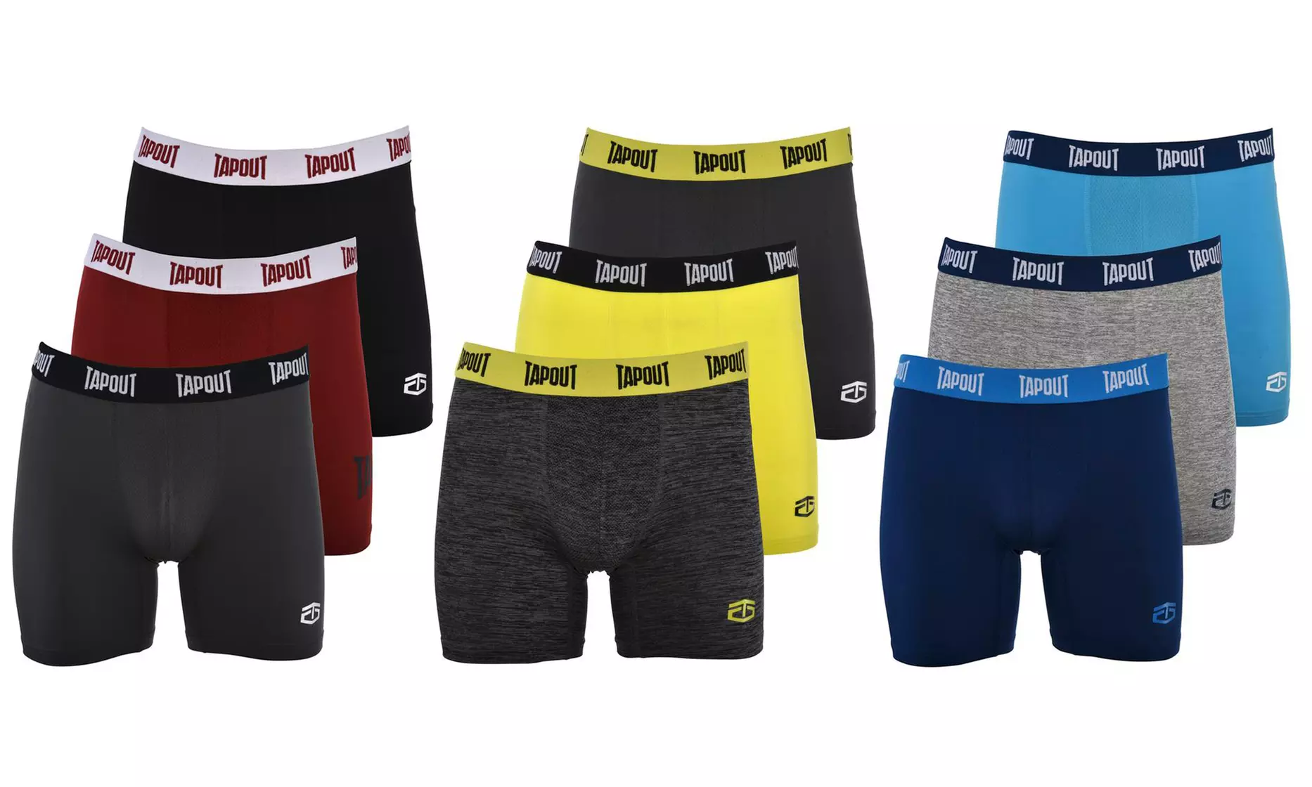 Tapout Men's Performance Boxer Briefs (6-Pack) S-5XL - Primary Image