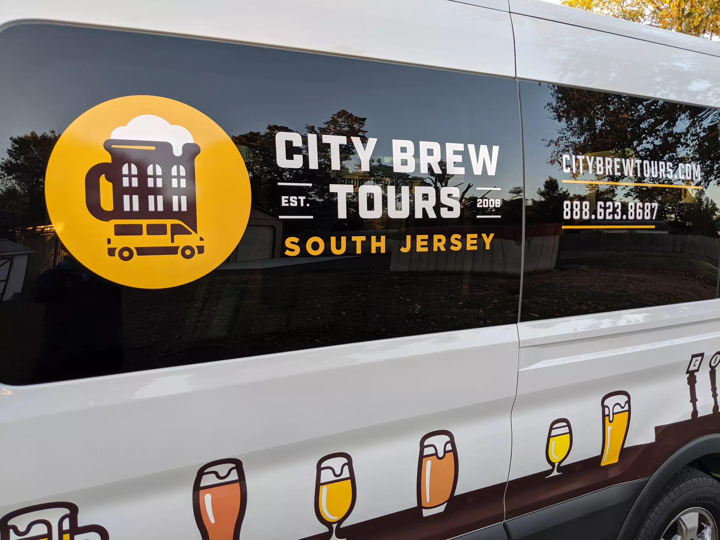 Sip of South Jersey Brew Tour for One, Two, or Three from City Brew Tours South Jersey (Up to 26% Off) - Primary Image