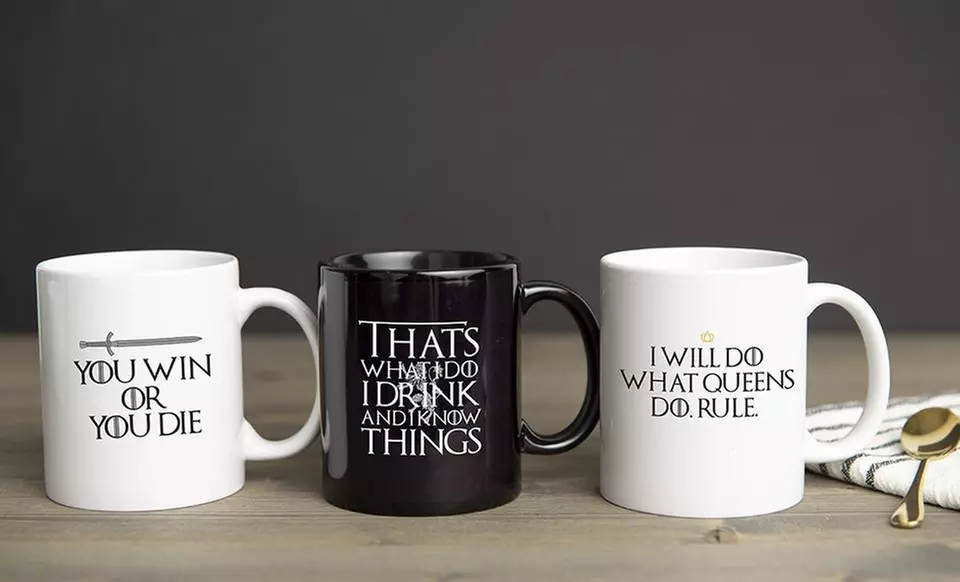One, Two, Three, Five, or 10 Personalized ''Game of Thrones'' Mugs from Qualtry (Up to 67% Off) - Primary Image