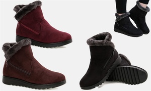 Waterproof Plush Warm Ankle Boots