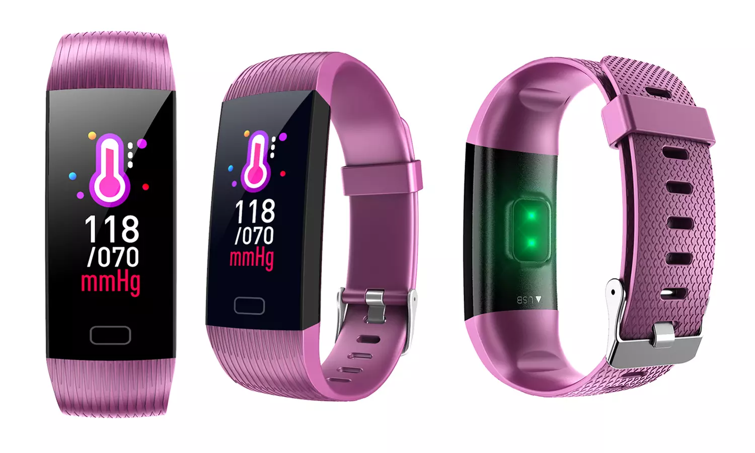 MMTEK Fit PRO Sportarmband mit Bluetooth ​4.0 in der Farbe nach Wah - Second Medium