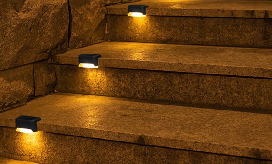 Image 8: Outdoor Solar Deck Lights x4, x8 Options