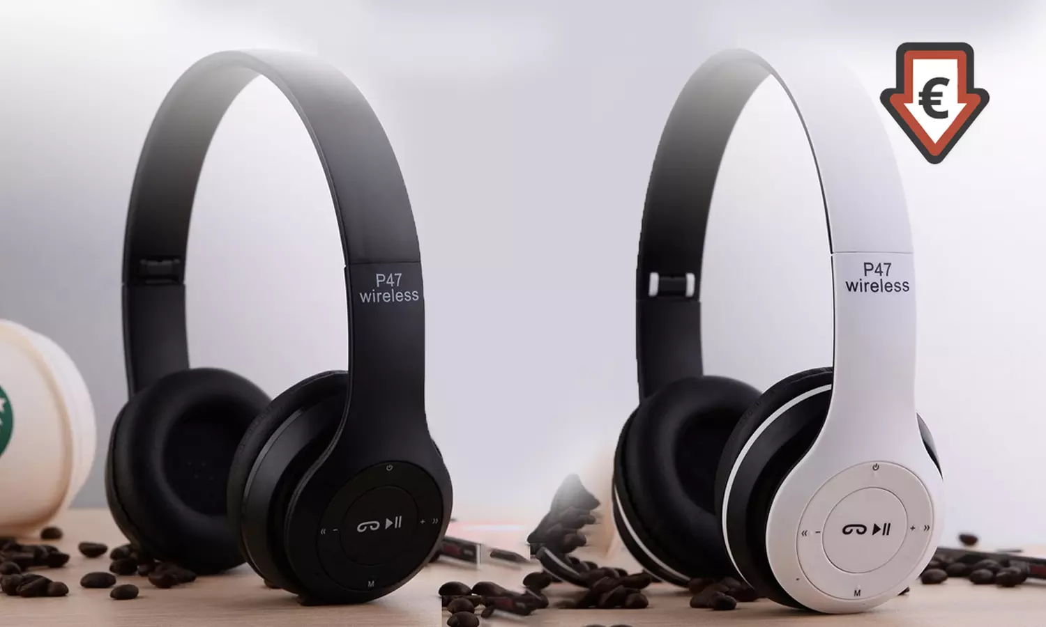 Bluetooth-Over-Ear-Kopfhörer inkl. Versand - Primary Image