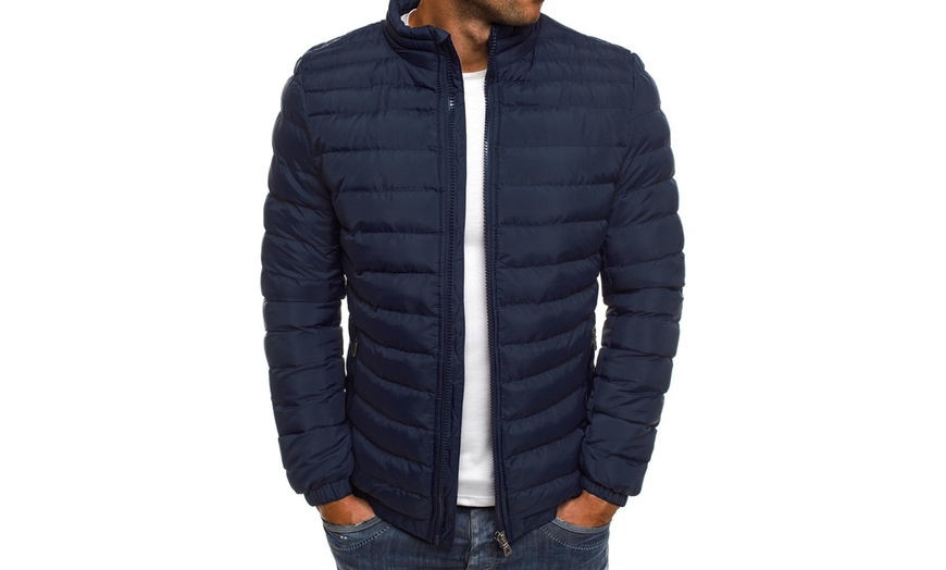 Image 5: Men's Cotton Hooded Winter Coat