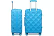 1x oder 4x British Traveller Reisekoffer mit Diamant-Design in der Farbe nach Wahl - Second Medium