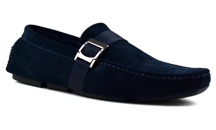 Image 9: Boys' Faux Suede Slip-On Loafers