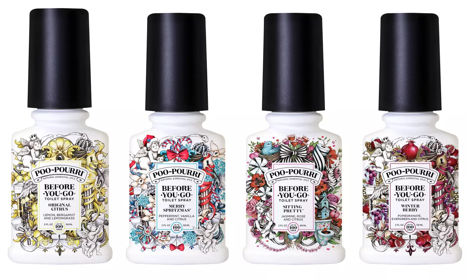 Poo Pourri 2 Oz. Toilet Spray Gift Set (4-Piece) - Primary Image