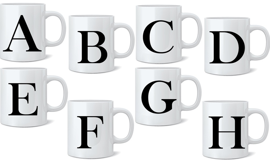 Image 1: Alphabet Letter Mug