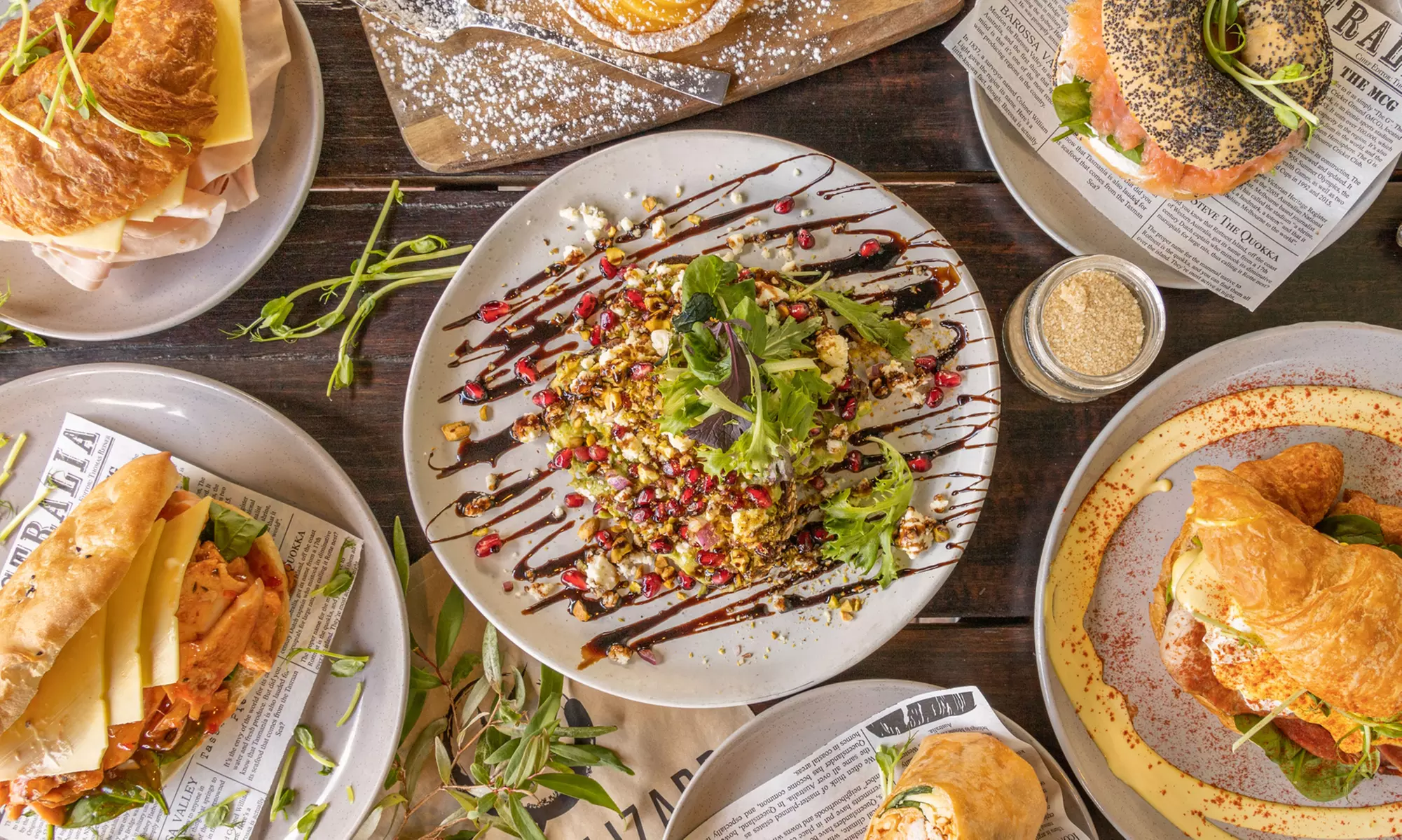 Breakfast or Lunch with Coffee or Tea for Two or Four People at Kinky Lizard Espresso Bar (Up to 23% Off) - Primary Image