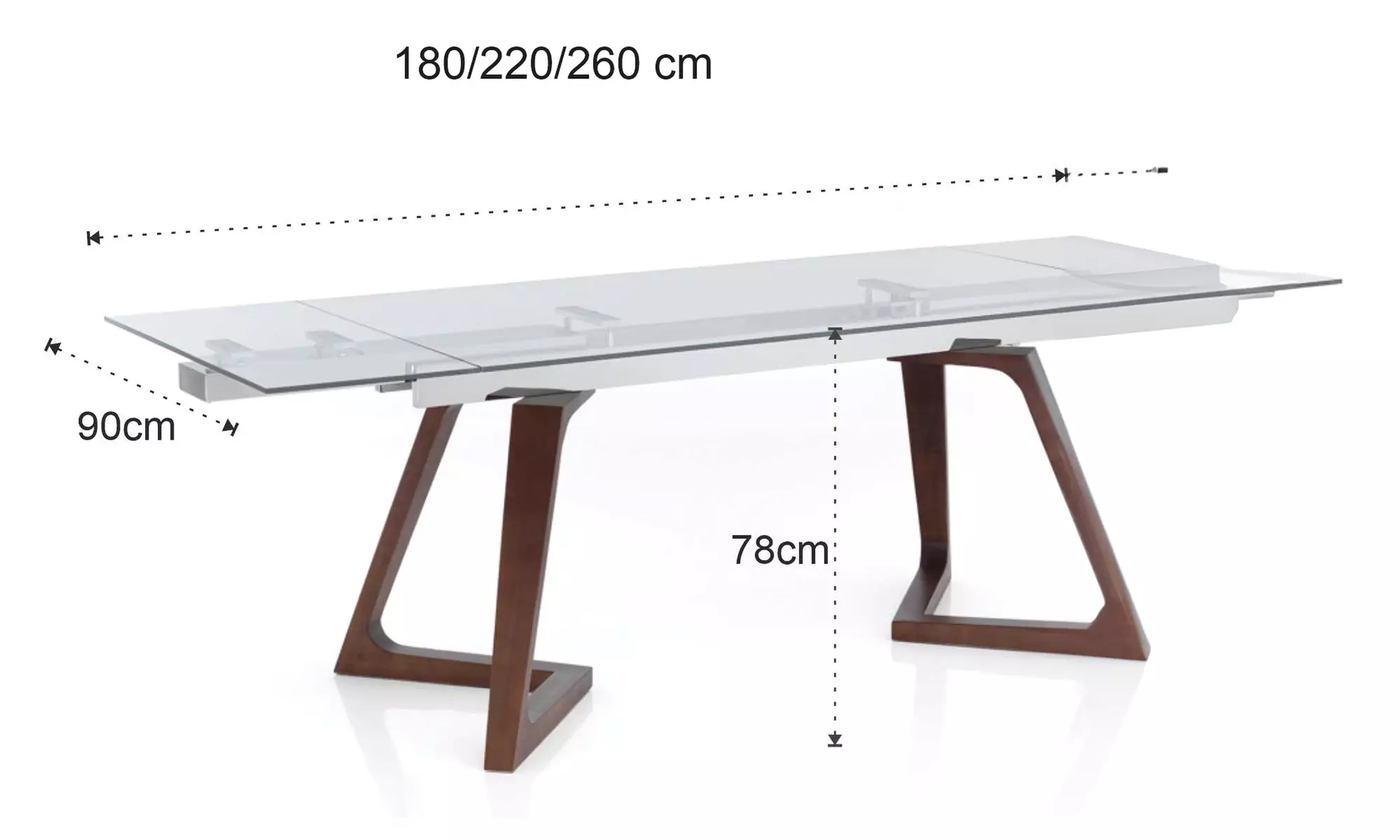 Tomasucci Ausziehbarer Esstisch