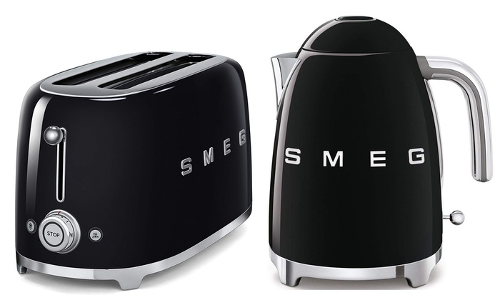 Up To 32% Off SMEG Kettle and Toaster Set | Groupon