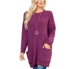Image 7: Riah Fashion Women's Popcorn Pocket Sweater