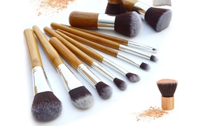 Ten-Piece Bamboo Brush Set