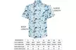 Blu Apparel Men's Hawaiian Shirt - Second Medium