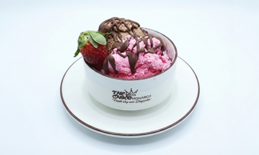 Hot Or Iced Beverages With Sweet Bakery Treats For One Or Two People