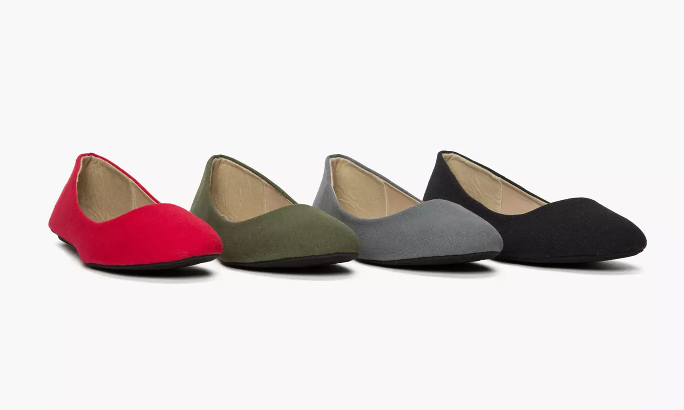 Sociology Women's Fall Fabric Ballet Flats | Groupon Exclusive  - Primary Image