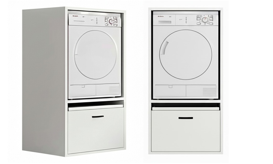 Image 2: Mobile per lavatrice con cassetto integrato