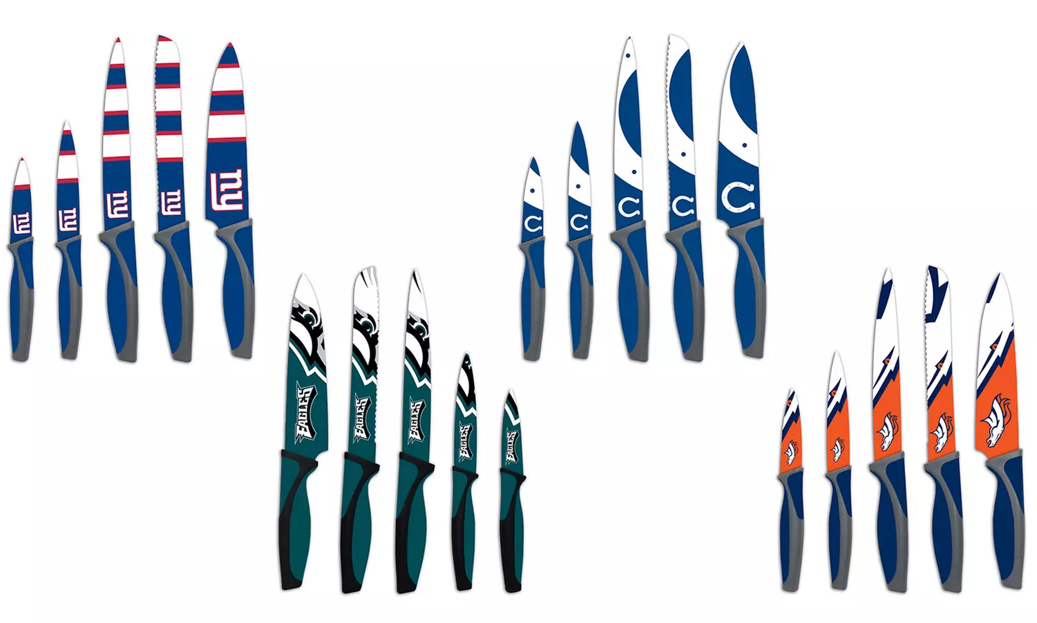 The Sports Vault NFL Kitchen Knife Set (5-Piece) - Primary Image
