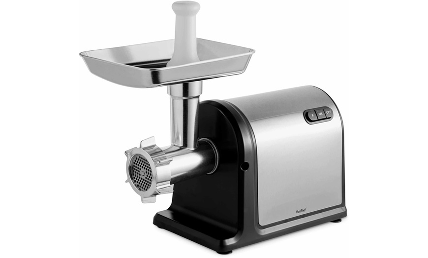 Image 6: VonShef Steel Meat Grinder