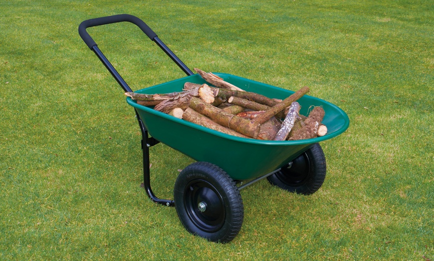 Image 2: Two-Wheeled Wheelbarrow