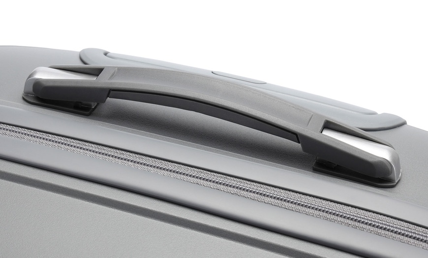 Image 9: One or Three Kono Grey PP Hard Shell Suitcases 