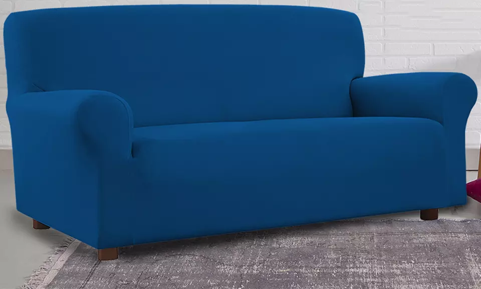 Housse de canapé élastique anti-taches made in Italy, coloris au choix
