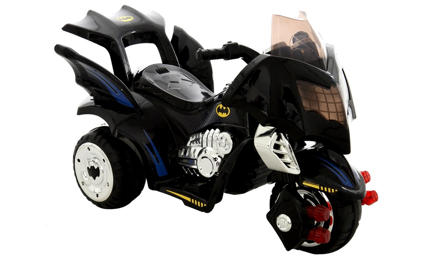 Image 1: Batman Battery-Powered Bat Bike