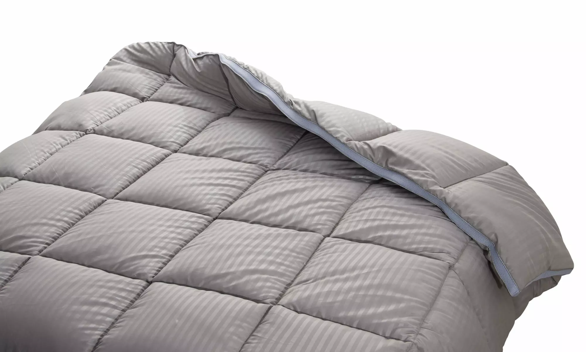 Warme Bettdecke Luxe taupe, Luftzwickel von Sampur