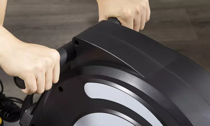Image 6: HomCom Adjustable Rowing Machine for Indoor Fitness 