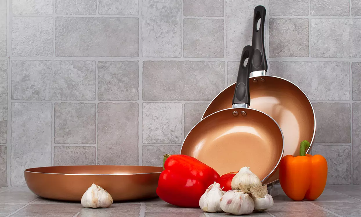 8", 10", and 12" Ceramic Fry Pans - Primary Image