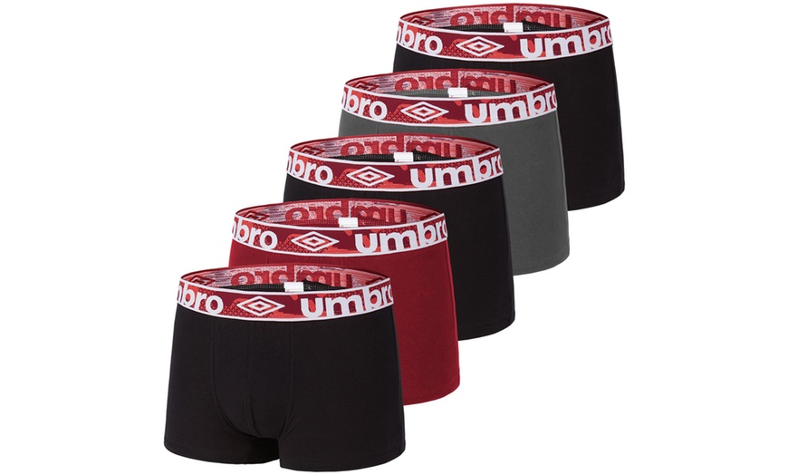 Image 5: Pack di 5 boxer uomo in cotone Umbro