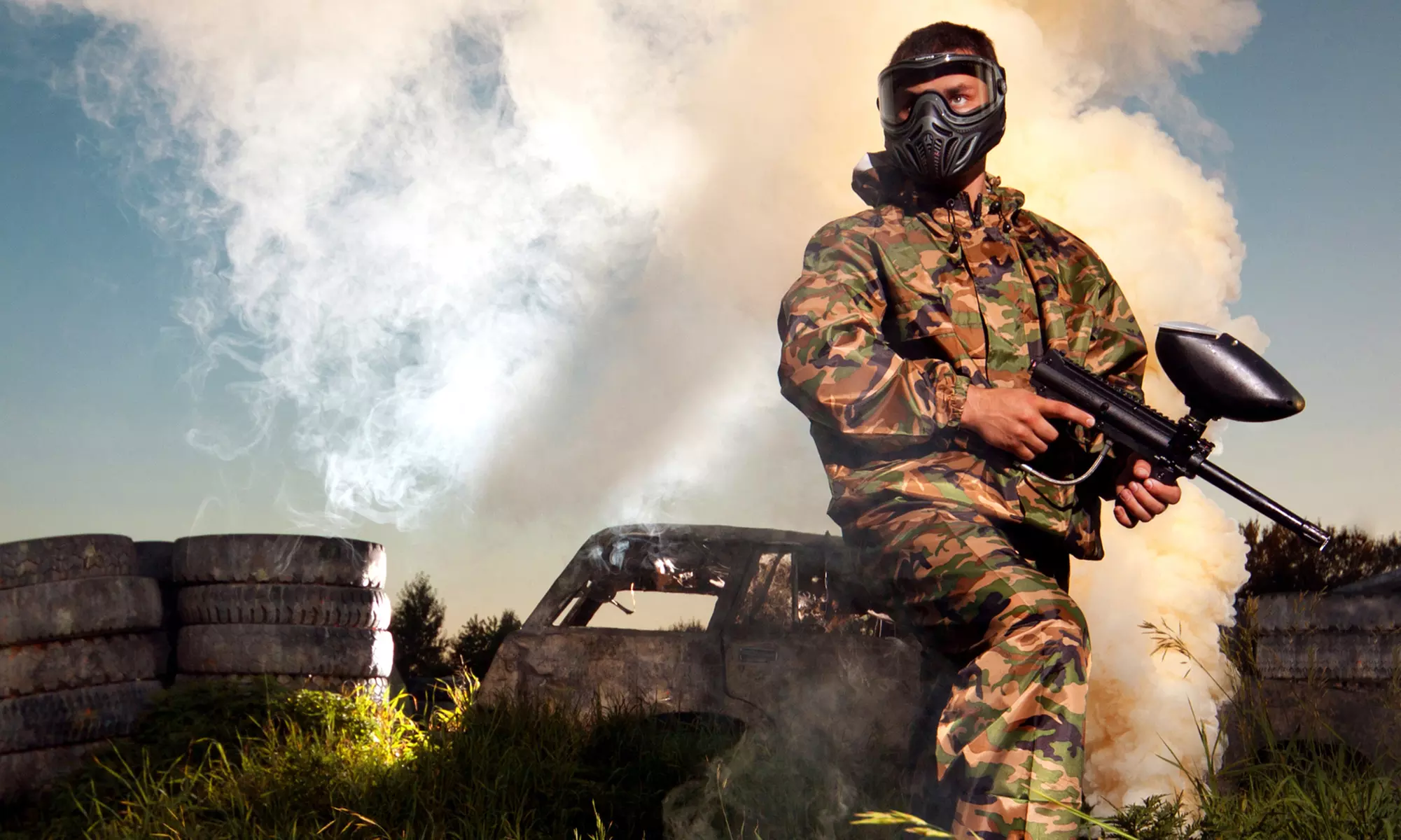 $256 for Two-Hour Paintball Package for Up to Eight People at Blue Ridge Paintball ($320 Value) - Primary Image