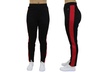 Galaxy by Harvic Women's Fashion Striped Joggers with Zipper Pockets. Plus Sizes Available. - Image 4