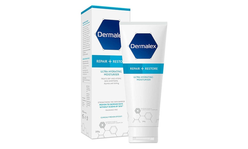 Image 1: Dermalex Repair + Restore Ultra Hydrating Moisturiser 200g