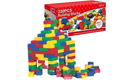 Juego de bloques de construcción para niños de 330 piezas