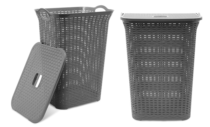 Image 10: 50L or 75L Laundry Basket