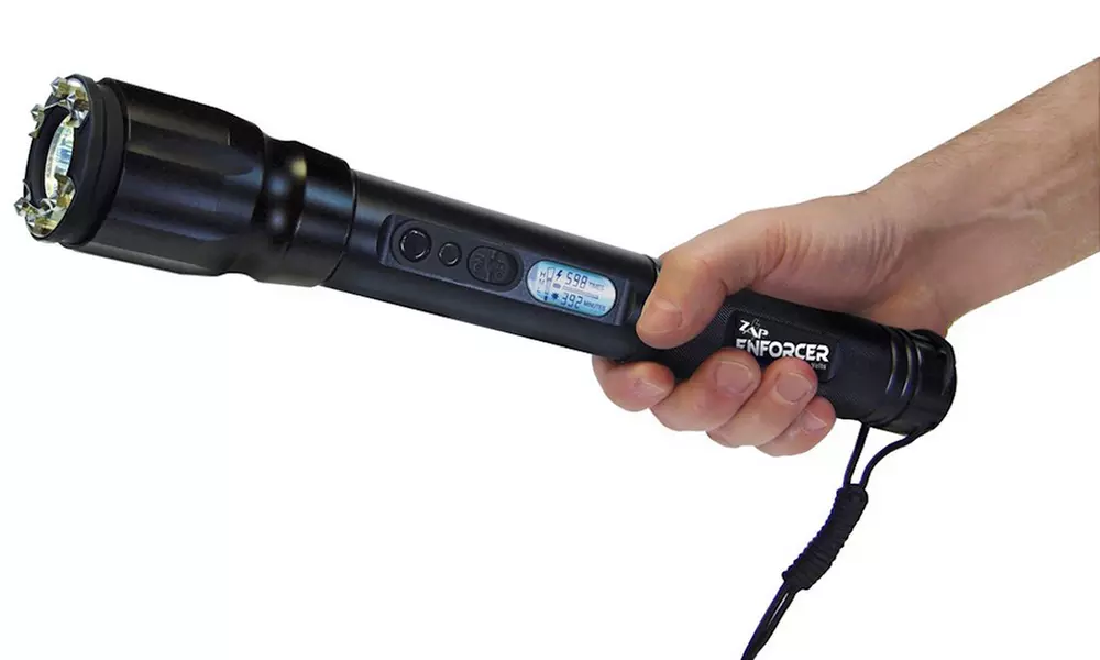 ZAP Self Defense Enforcer 2,000,000V Stun Gun Flashlight - Primary Image