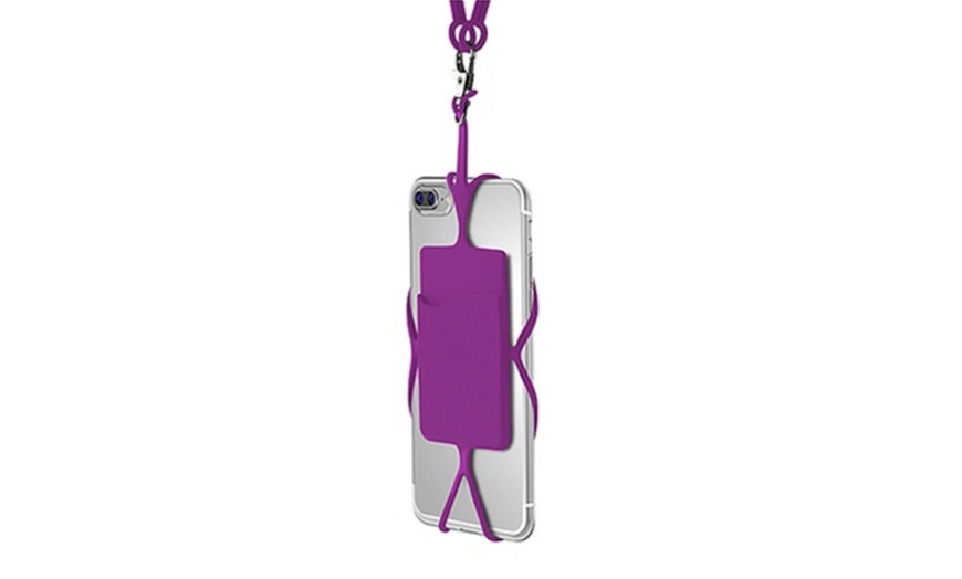 Image 3: Smartphone Lanyard Case